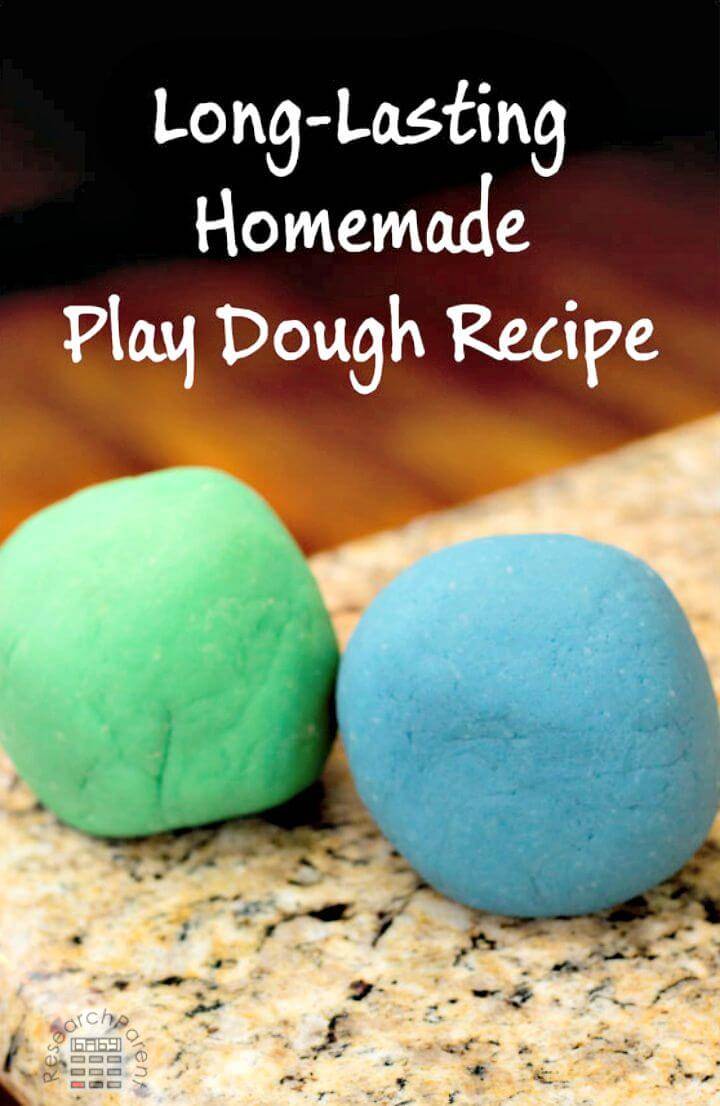 Homemade Long-lasting Play-dough