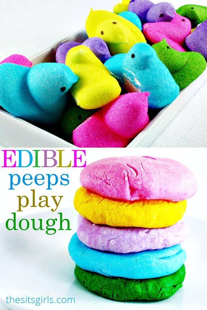 Edible Playdough Recipe With Peeps