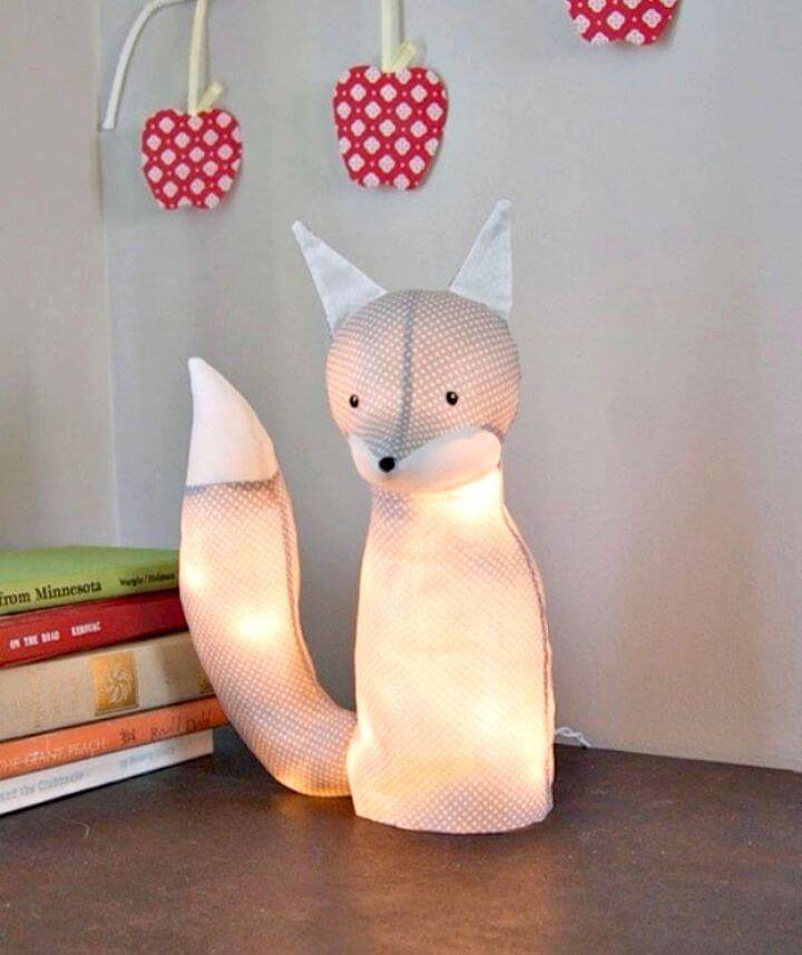 How to Make Electrified Fox Lamp - DIY Indoor Lighting Ideas