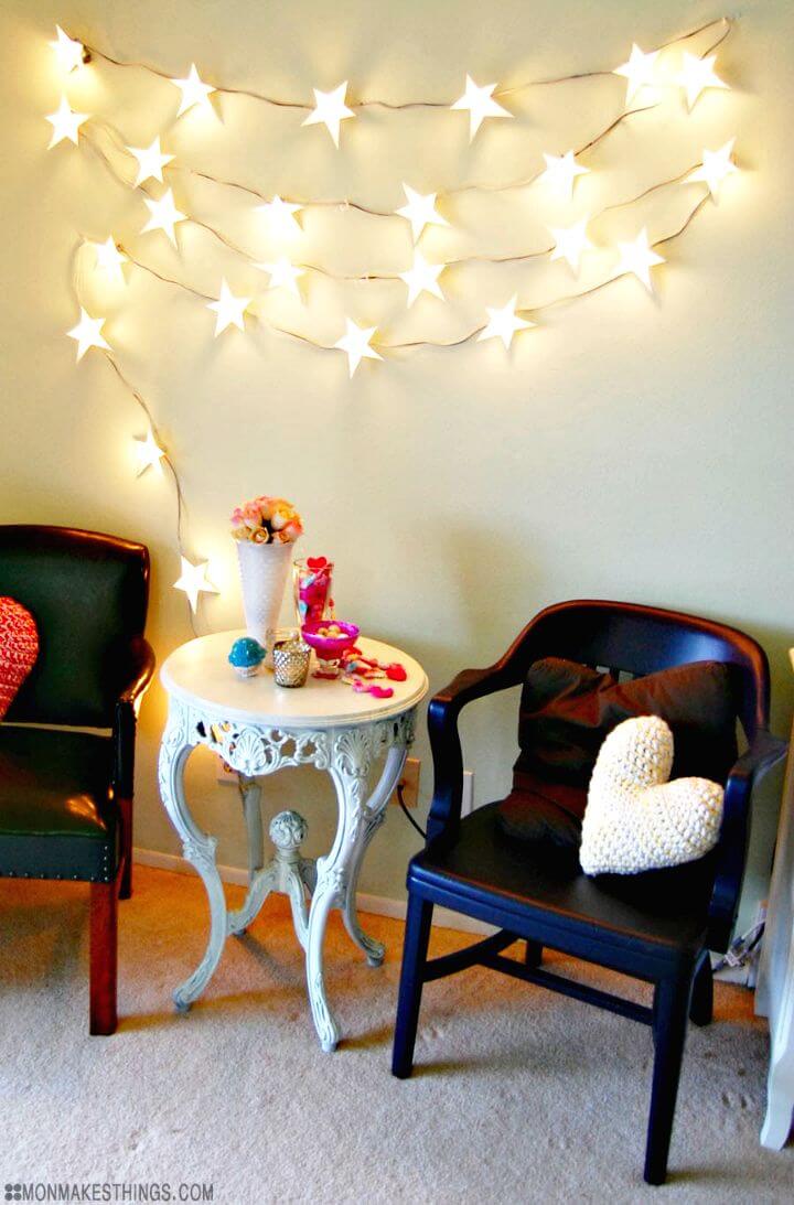 DIY Star Light Star Bright Light Garland