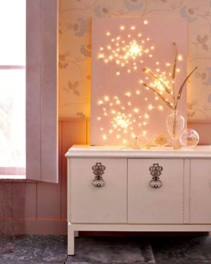 Make Glittering Lightscape - DIY Indoor Lighting Ideas