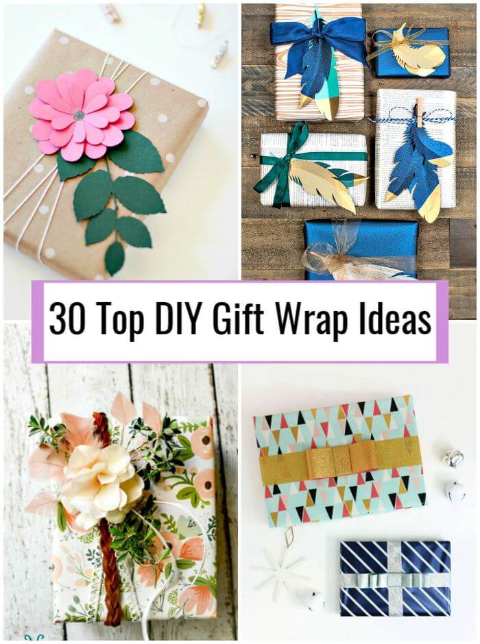 9 Cute DIY Gift Wrap Ideas » All Gifts Considered  Paper flowers diy,  Paper flowers, Cute diy gift wrap