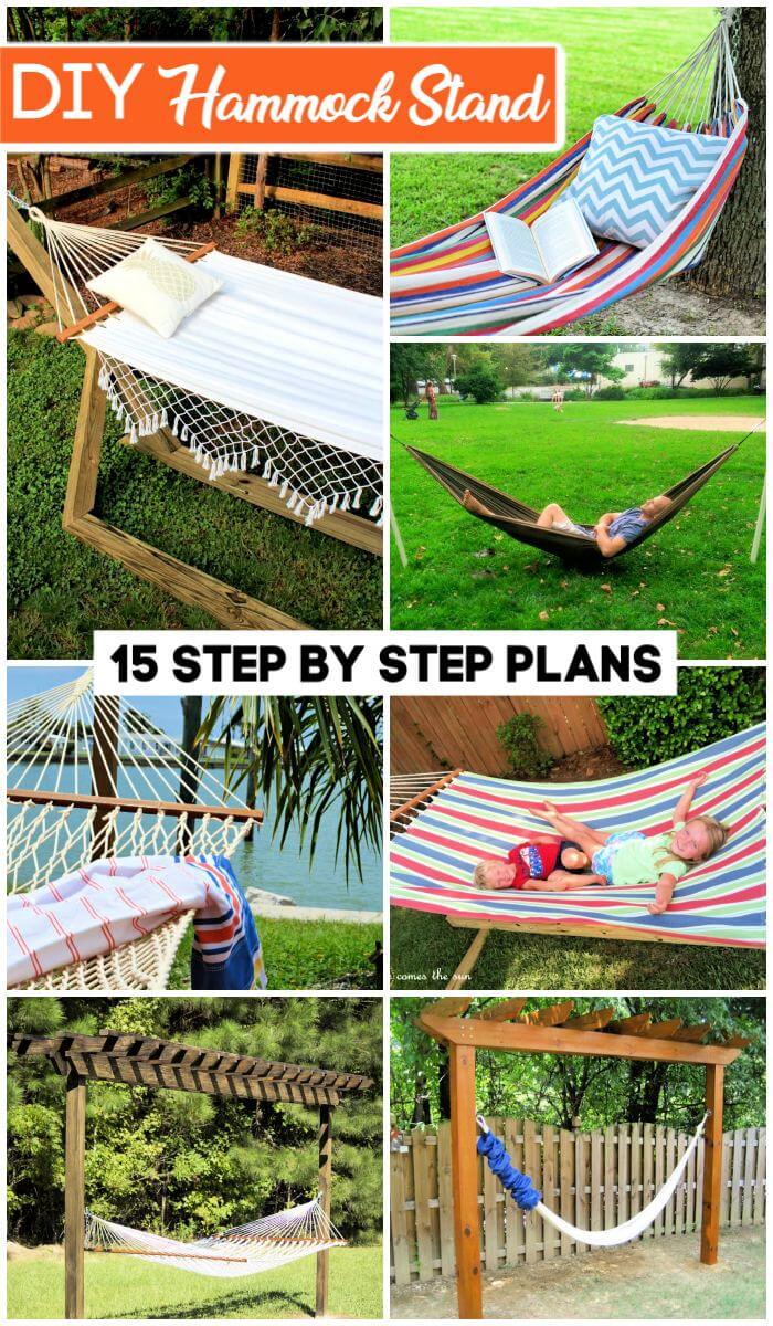 15 Diy Hammock Stand Plans You Should Try This Summer Diy Crafts