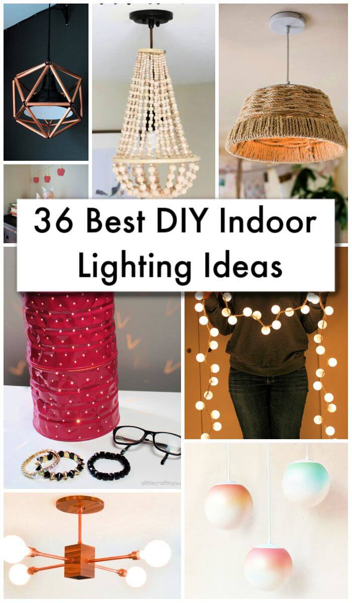 36 Best DIY Indoor Lighting Ideas | DIY Home Decor Ideas ...