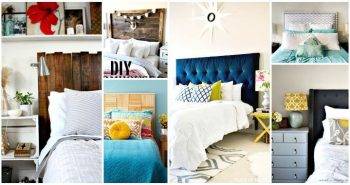 35 Easy To Make DIY Headboard Projects to Upgrade Your Old Bed, DIY Headboards, DIY Projects, DIY Furniture, DIY Crafts