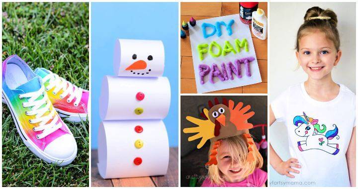 90 Easy Crafts For Kids Fun Art And Craft Ideas - Diy Easy Crafts To Do At Home When Bored
