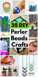 DIY Perler Beads Crafts | 35 Easy Perler Bead Ideas ⋆ DIY Crafts