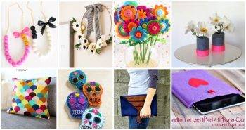 Top 60 DIY Felt Crafts To Make and Sell, DIY Felt Craft Ideas, DIY Crafts, Easy Craft Ideas
