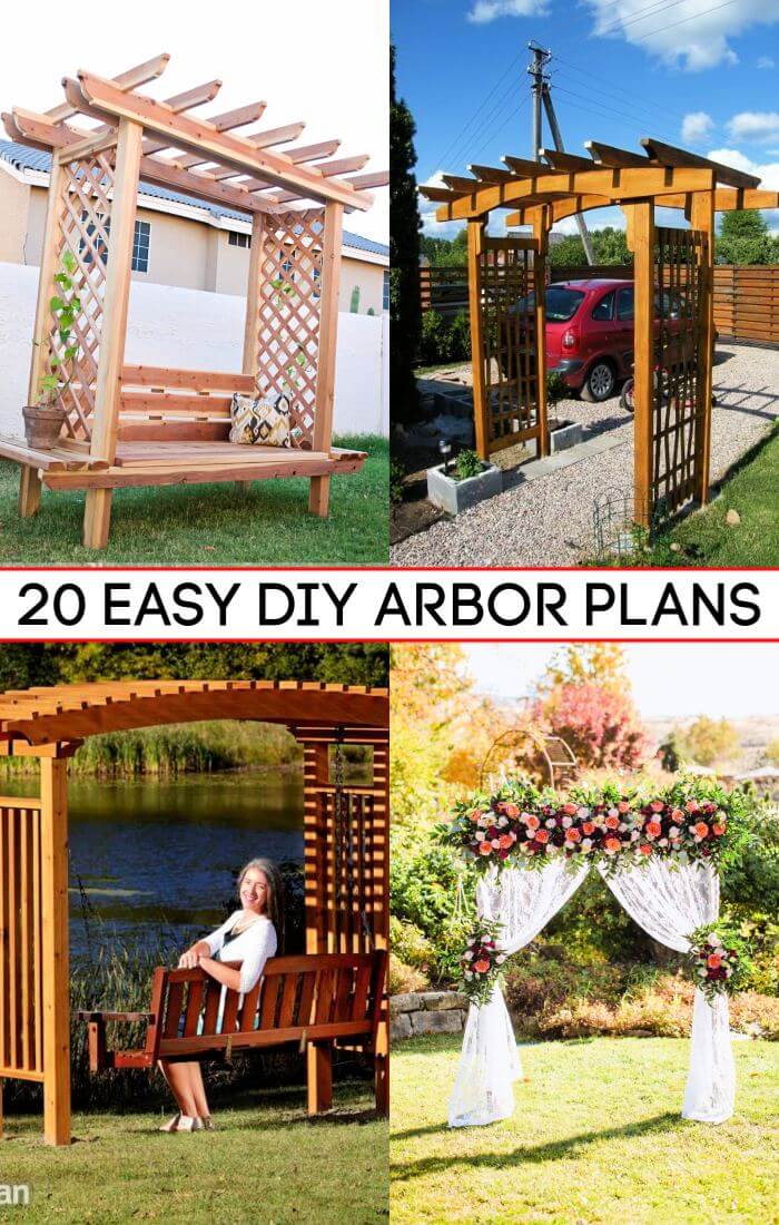 20 Chic And Easy Diy Arbor Plans Diy Arbor For Wedding Diy Crafts