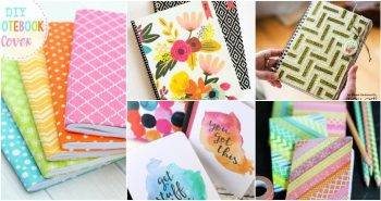 30 DIY Notebook Cover Ideas, DIY Notebooks, DIY Crafts, DIY Crafts for Kids, Easy DIY Projects (1)