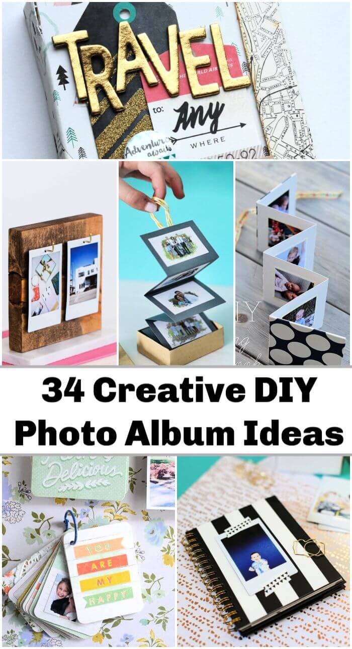 34 Creative DIY Photo Album Ideas
