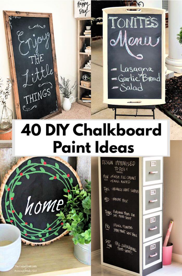 How to Use and Apply Chalkboard Paint