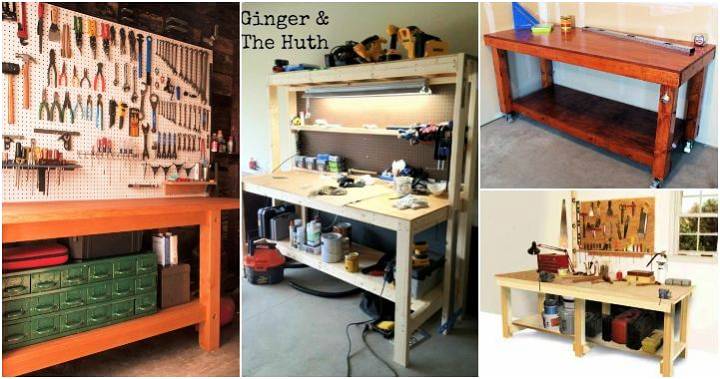 40 Workbench Plans That Are And, Simple Garden Workbench Plans Free