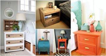 45 DIY Nightstand Plans That You Can Easily Build, DIY Bedside Table Ideas, DIY Crafts, DIY Projects, DIY Ideas