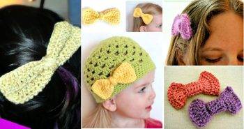 52 Free Crochet Bow Patterns Tie Headband Gift Bow