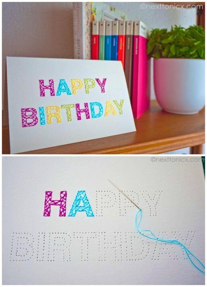 Amazing DIY Happy Birthday Card, unique happy birthday card
