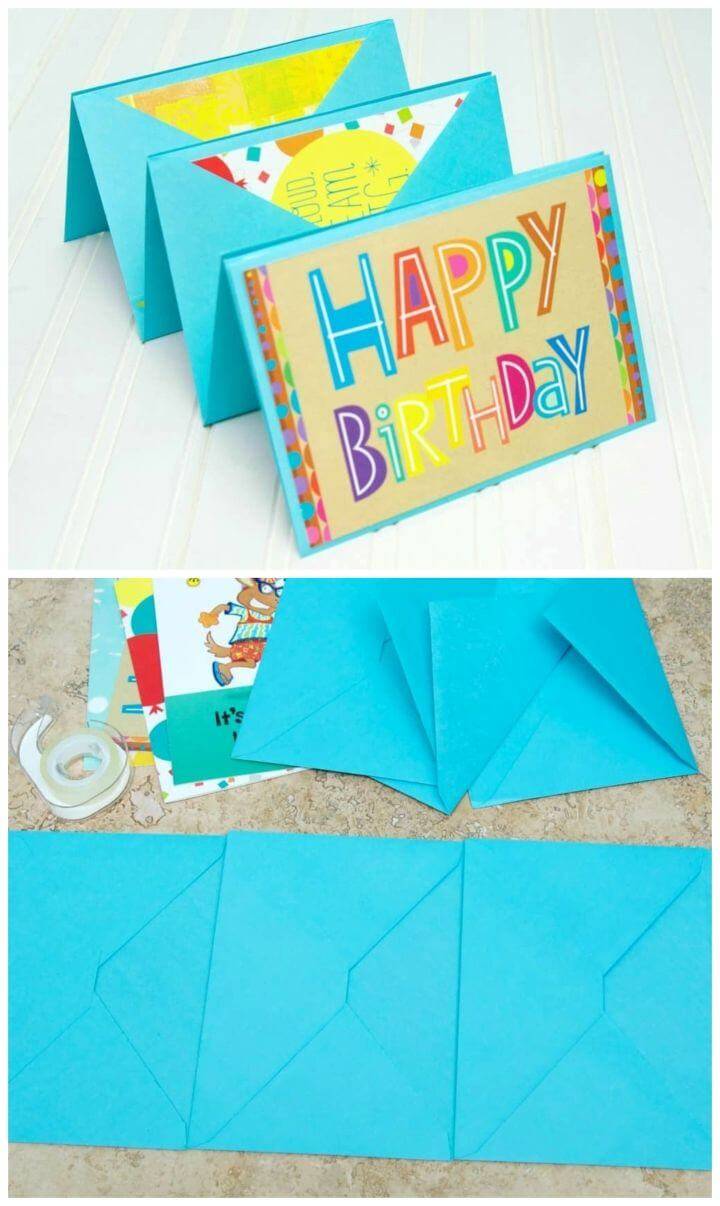 Beautiful DIY Birthday Card Accordion, DIY Birthday Card Designs