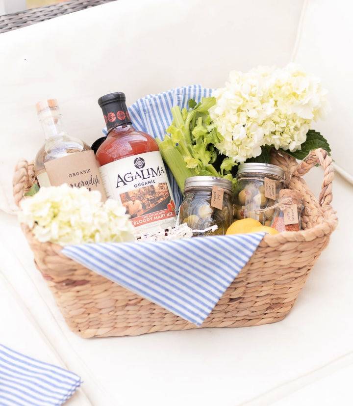 Making a Bloody Mary Gift Basket