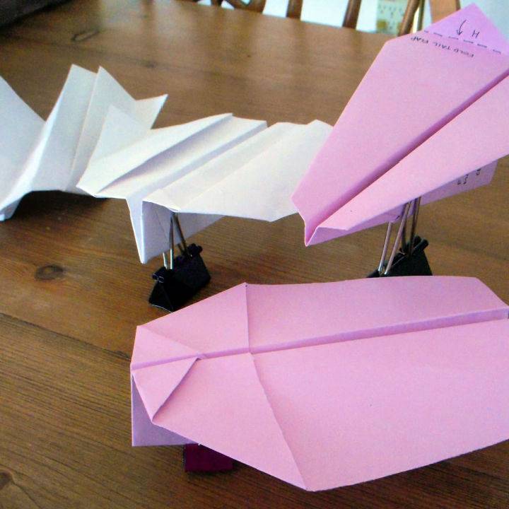 Boomerang Paper Airplane With Details Instructions