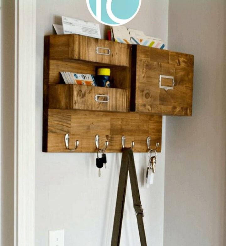 Build Your Own Wall Mail Organizer