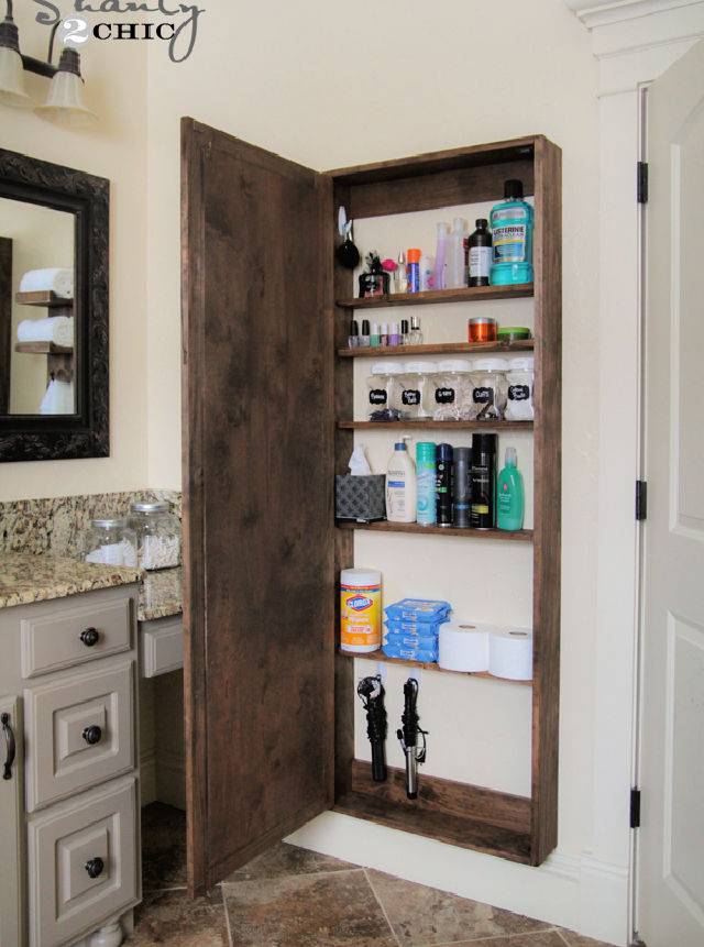 Build a Bathroom Mirror Storage Case