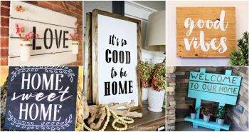 Build a Sign for Your Home 55 Best DIY Sign Ideas