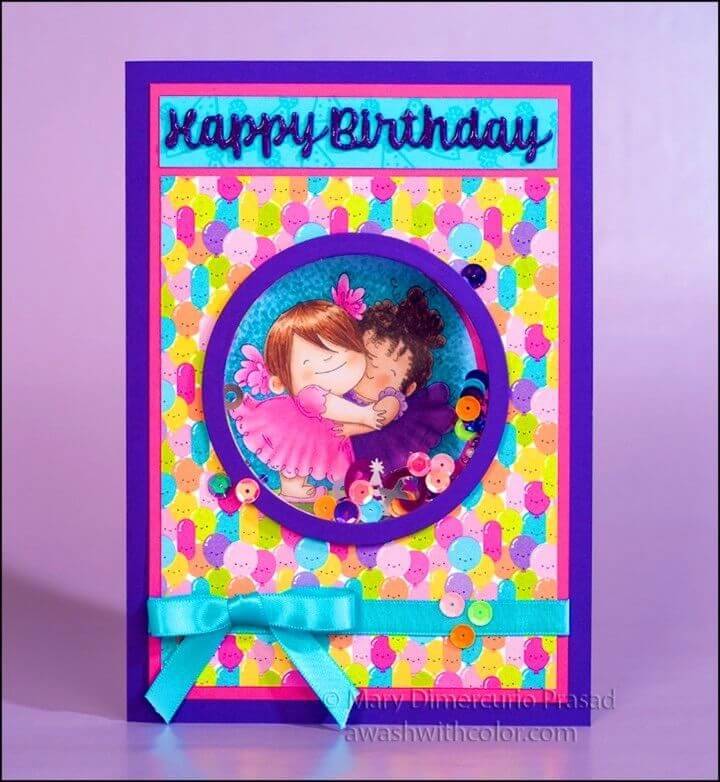 Colorful DIY Happy Birthday, How-to Make a Birthday Card