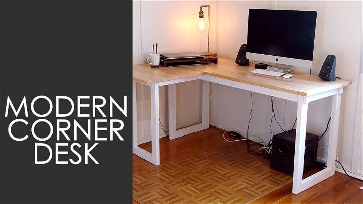 DIY Corner Desk From Structural Pine