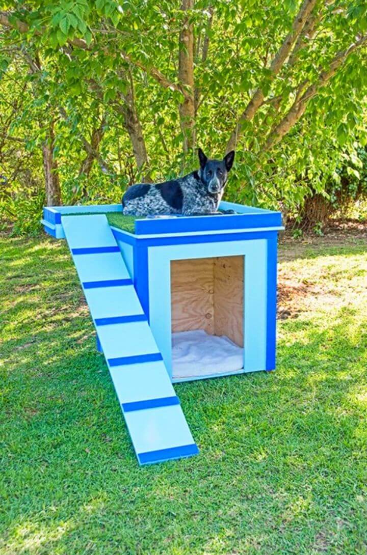 40 Dog House Plans To Build One For Your Dog ⋆ DIY Crafts