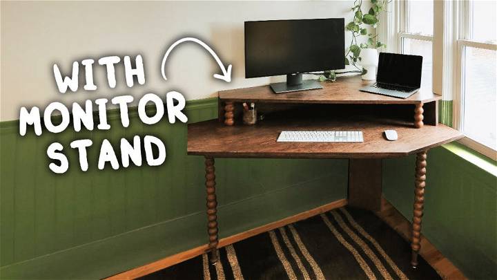 DIY Corner Desk With Details Instructions