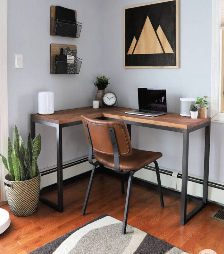 DIY Corner Desk for Under $150