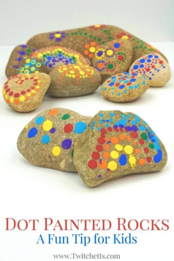 DIY Dot Painting on Rocks, DIY Painted Rock Patterns