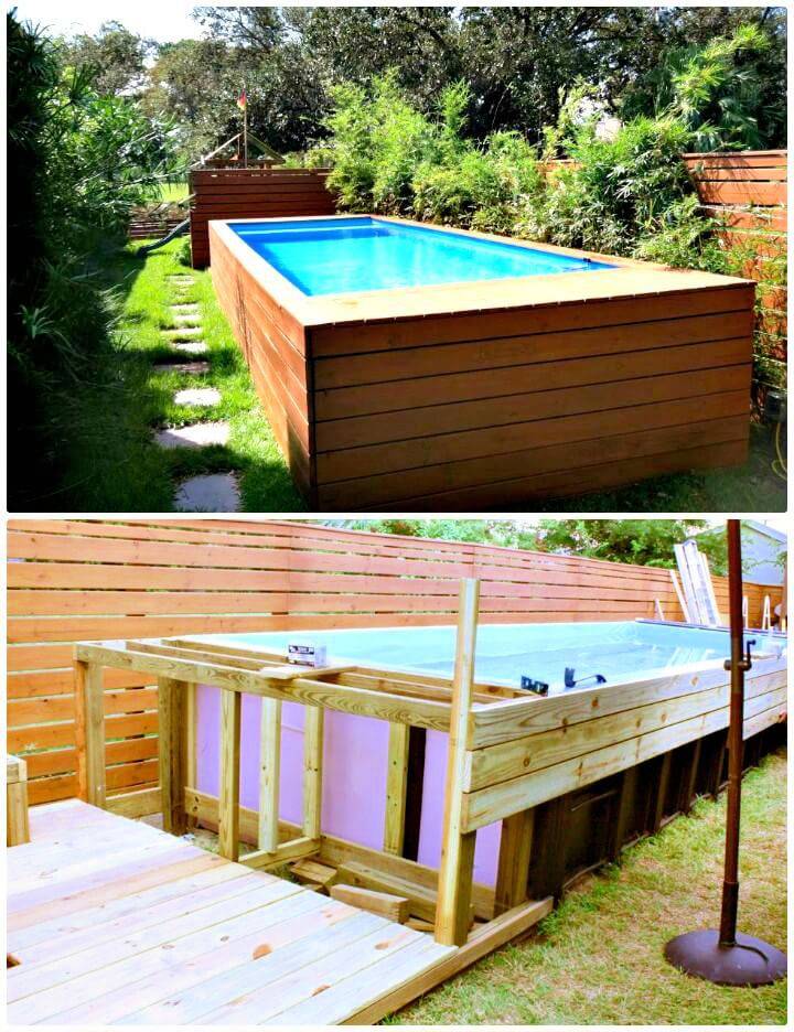 How to Turn a Dumpster Into a Swimming Pool