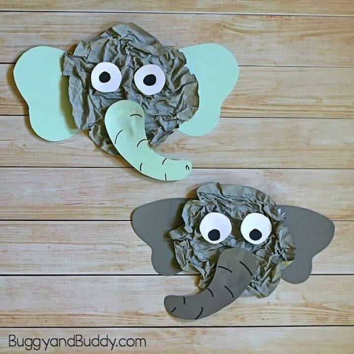 Cute Paper DIY Elephant Craft for Kids, will provide a great fun to your kids