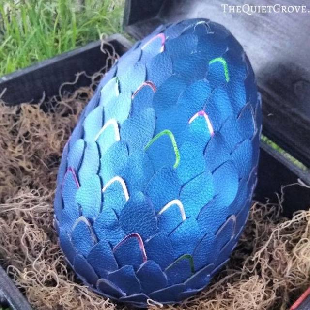 DIY Faux Leather Dragon Egg With a Cricut