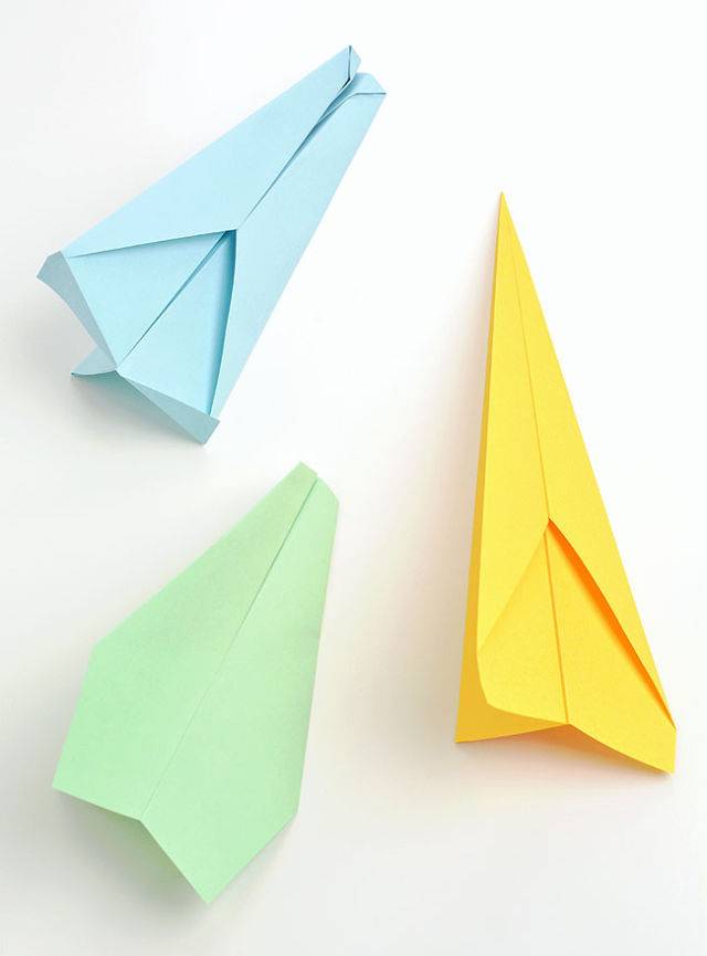 DIY Paper Airplane Step by Step Instructions