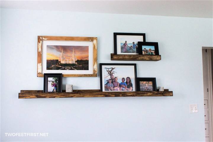 DIY Picture Ledge Step by Step Instructions