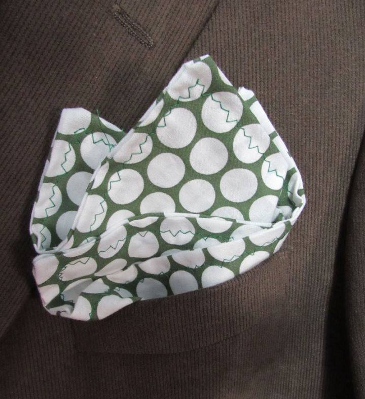 DIY Pocket Square Step by Step Instructions