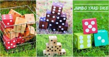 DIY Wood Dice Crafts, how to make wooden dice, 11 Step by Step Tutorials, DIY Crafts