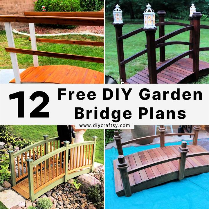 DIY garden bridge plans