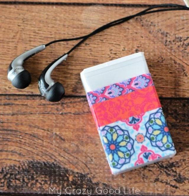 Earbud Holder From Tic Tac Containers