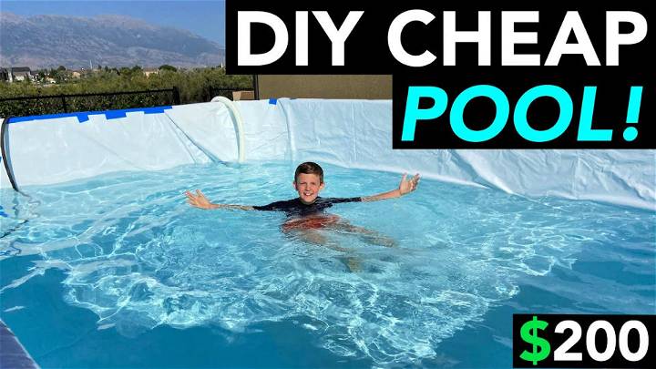 Easy & Cheap DIY 9 x 14 Swimming Pool