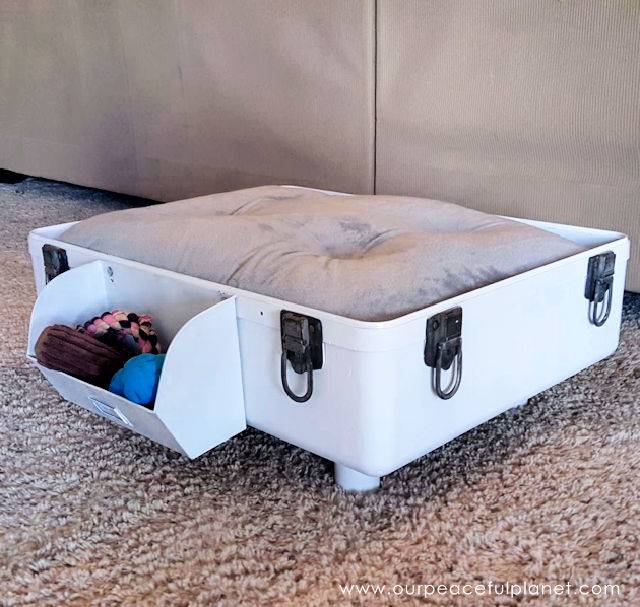 Simple DIY Dog Bed From Suitcase