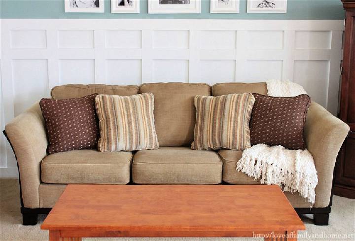 Easy and Inexpensive Saggy Couch Makeover