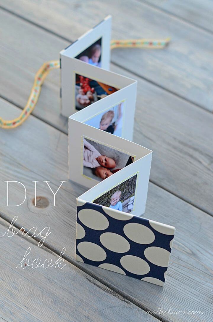 Easy to Make Brag Book, if you are hurry and want to make a quick photo display then you must try this easy to make brag book!