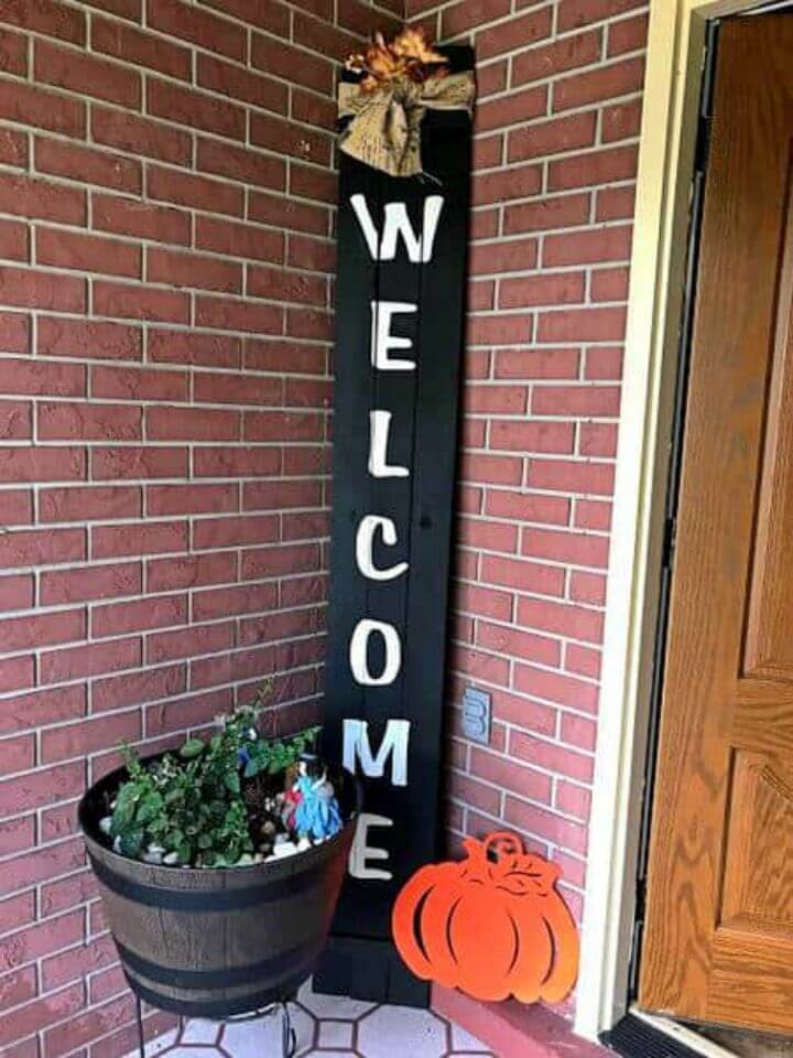 35 Beautiful DIY Welcome Signs for Your Front Porch ⋆ DIY Crafts