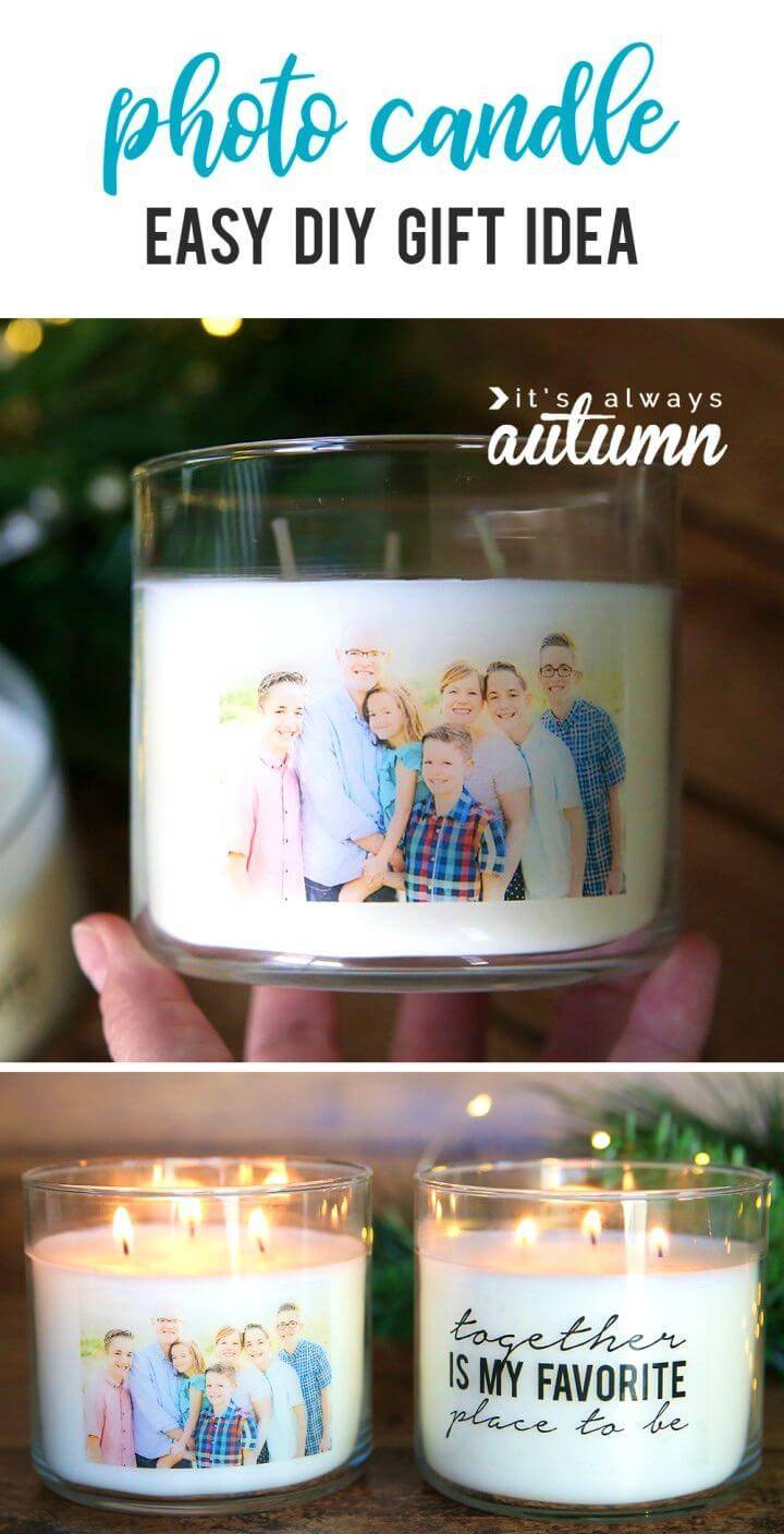 Easy to Make Personalized Candles, display also your photos on candles that will highlight them beautifully! 