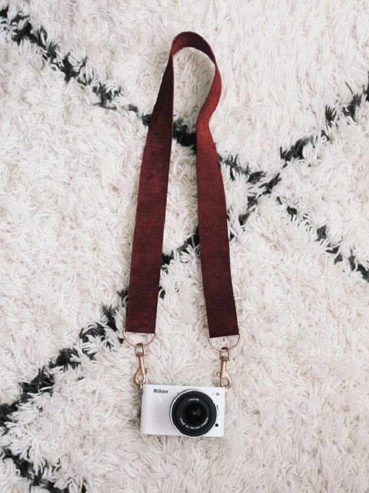 Easy to Make a Leather Camera Strap