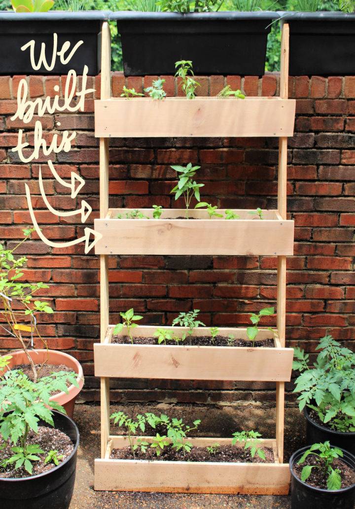 How to Build a Garden Planter Ladder