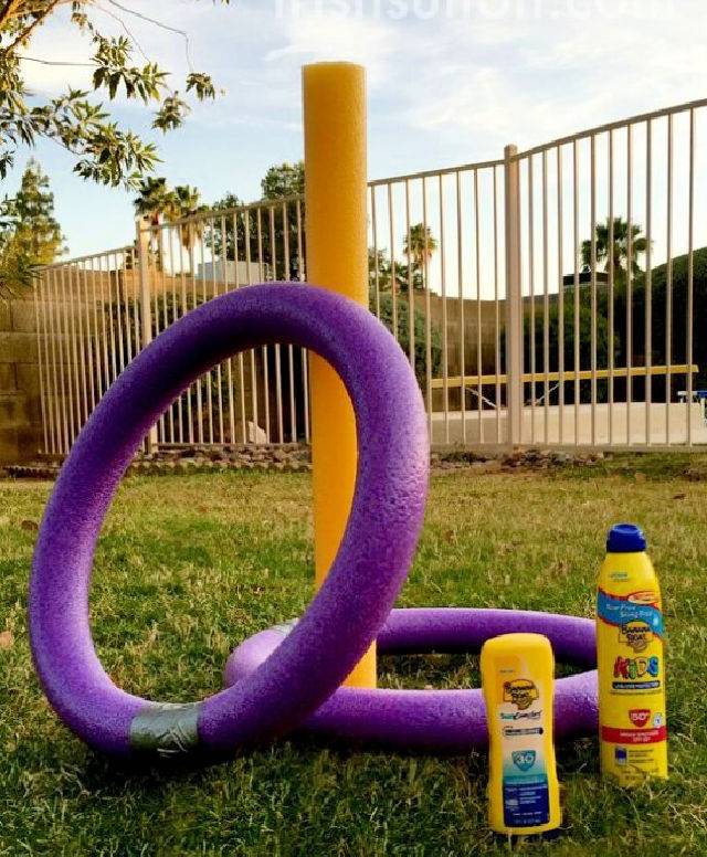 Handmade Pool Noodle Ring Toss